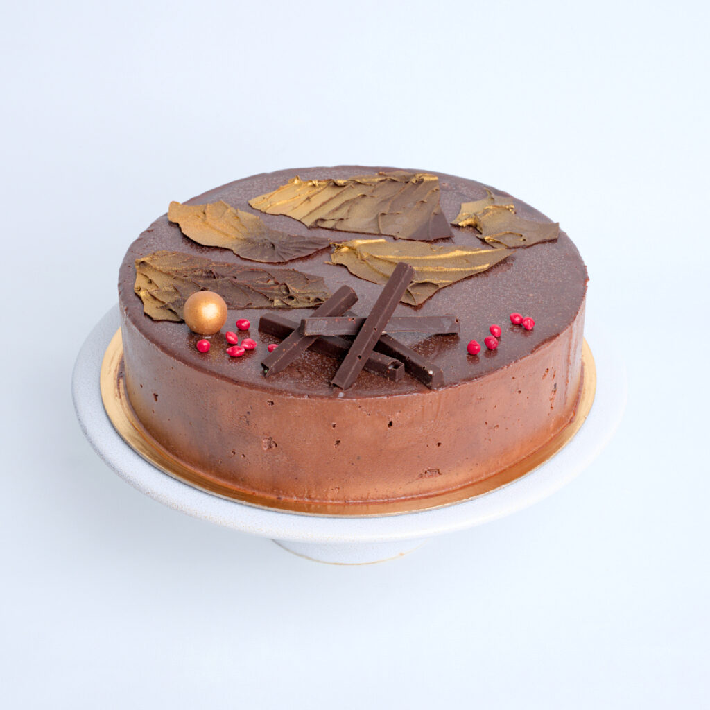 kerst ijstaart chocolade