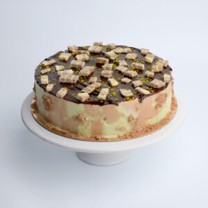 kruidige ijstaart gemaakt met IBU spekkoek