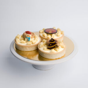 koekjesdeeg kerst mini ijstaartje