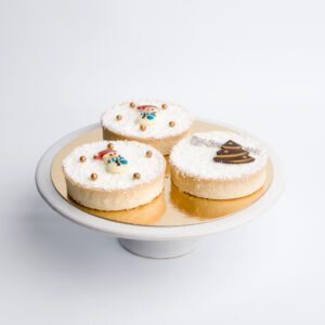 kokos kerst mini ijstaartje