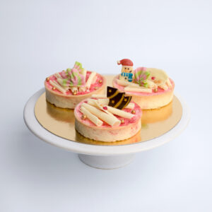 red velvet mini kerst ijstaartje