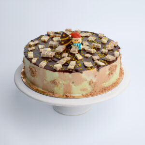 spekkoek pandan kerst ronde ijstaart 6-8 personen